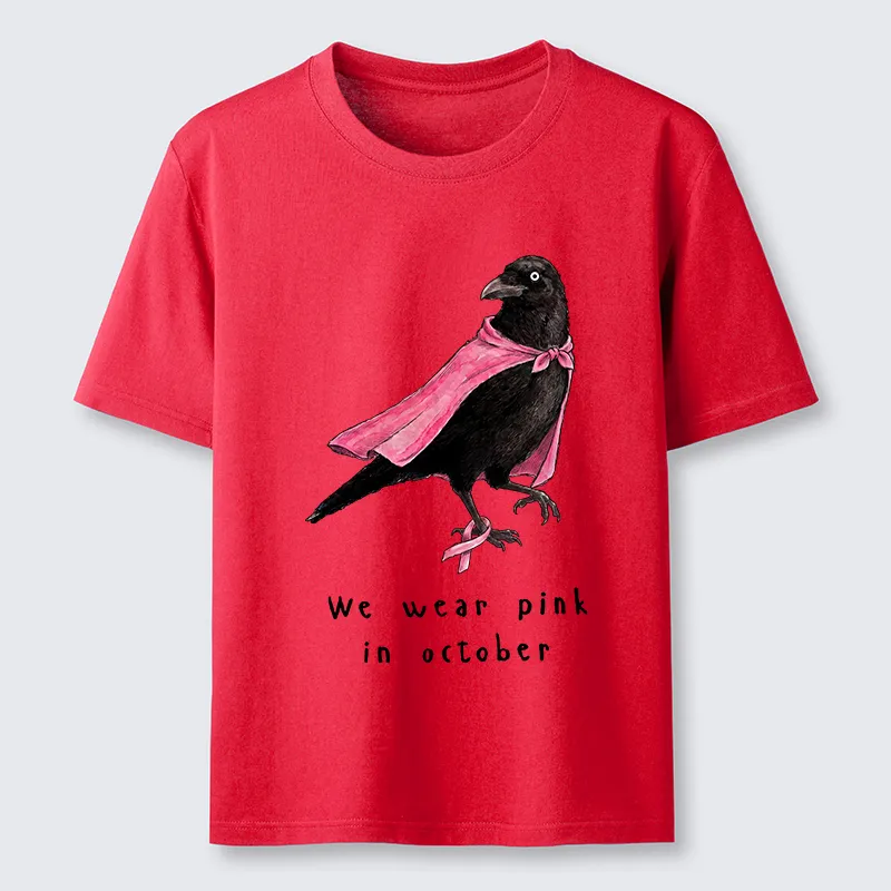 Tokyo-Tiger Pink Ribbon Raven Breast Cancer Awareness Classic T-Shirt