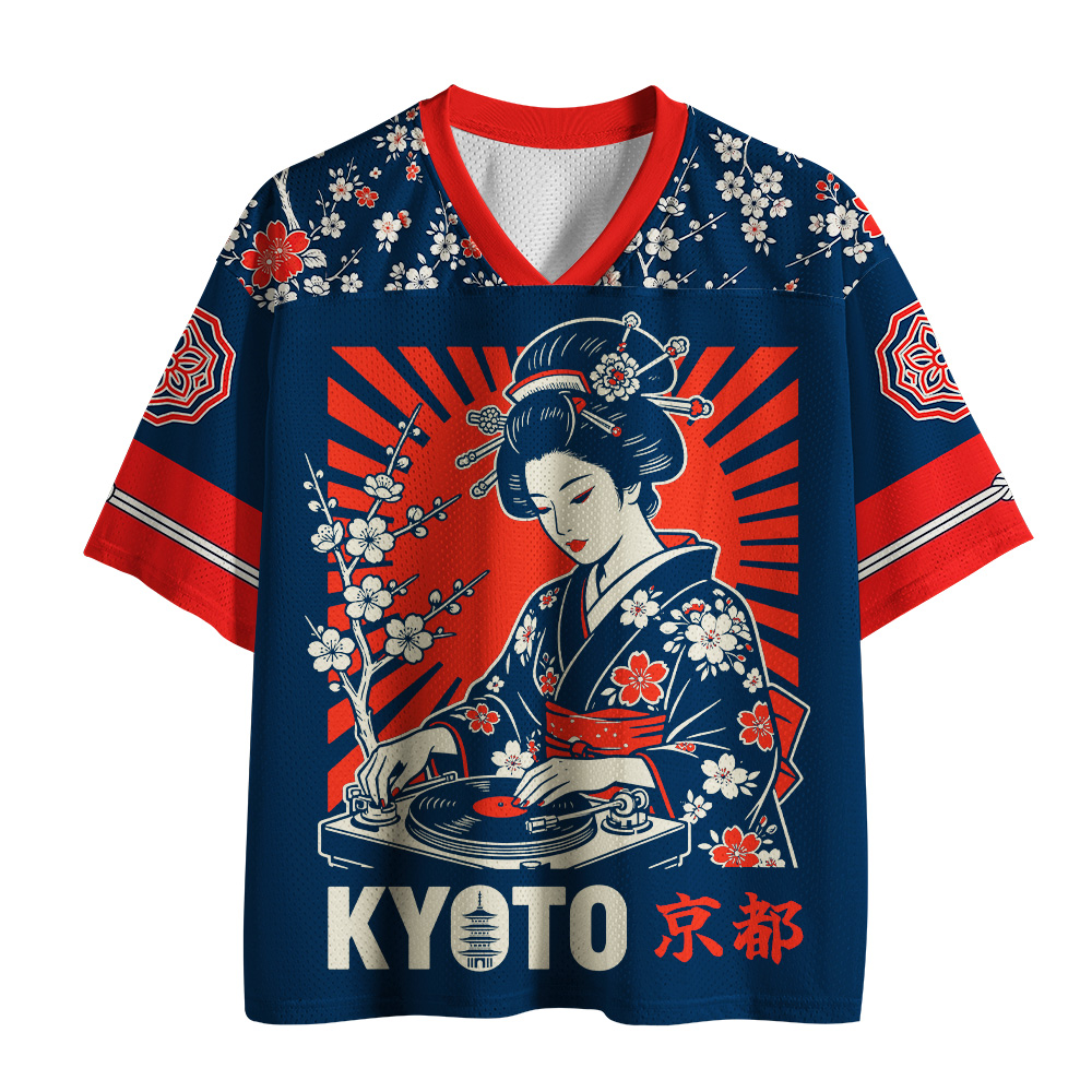 Tokyo-Tiger Kyoto Kimono Mesh Jersey