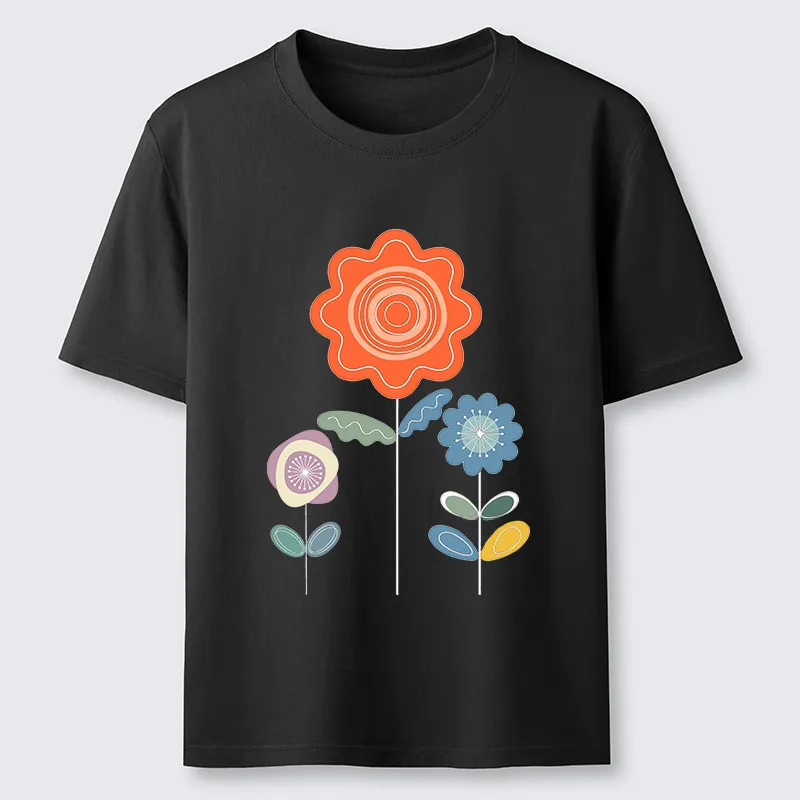 Tokyo-Tiger Retro Floral Art Classic T-Shirt