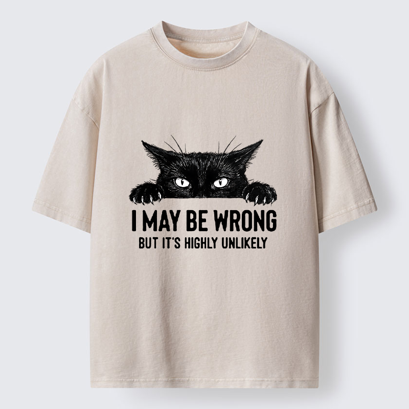 Tokyo-Tiger Confident Cat Meme Washed T-Shirt