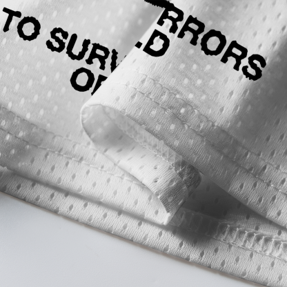 Tokyo-Tiger The "Remain Silly"Raccoon Mesh Jersey