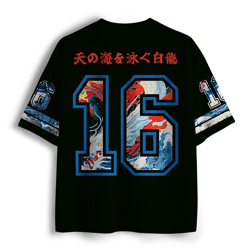 Tokyo-Tiger Celestial Sea Dragon Mesh Jersey