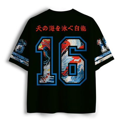 Tokyo-Tiger Celestial Sea Dragon Mesh Jersey