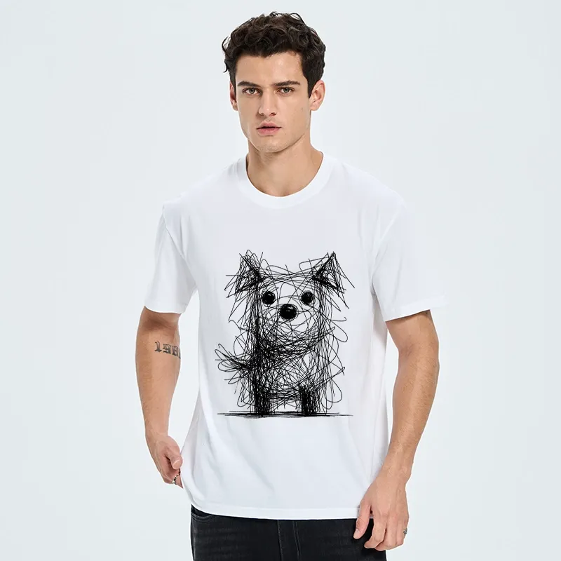 Tokyo-Tiger Scruffy Dog Chaos Art Classic T-Shirt