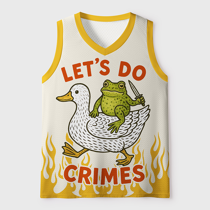 Tokyo-Tiger Let's Do Crimes Mesh Tank Top