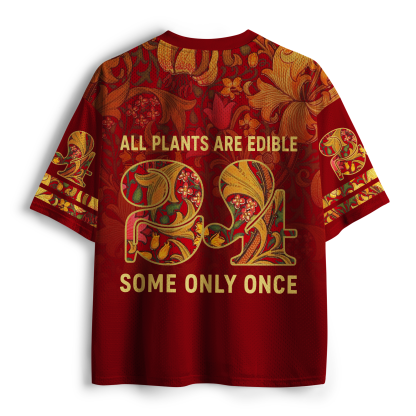 Tokyo-Tiger Deadly Botanicals&Skull Mesh Jersey