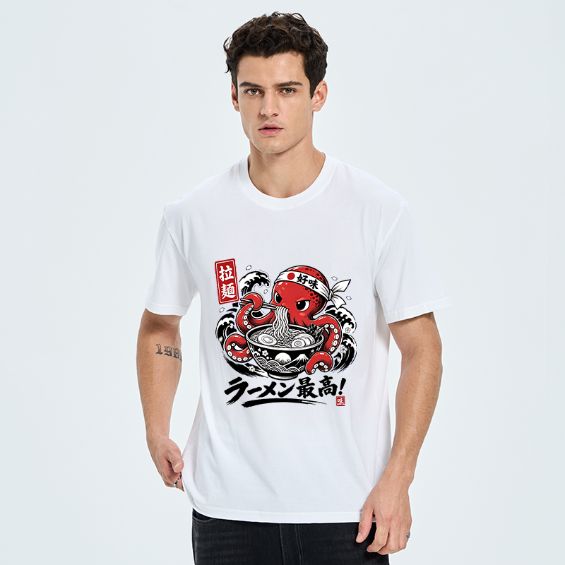 Tokyo-Tiger Octopus Loves Ramen Classic T-Shirt