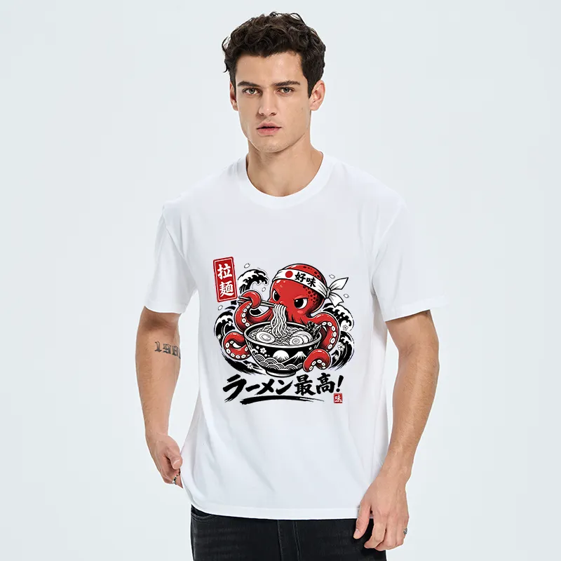 Tokyo-Tiger Octopus Loves Ramen Classic T-Shirt