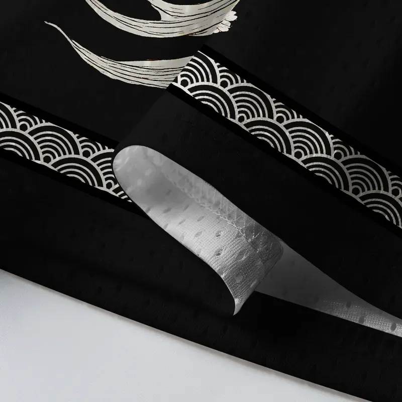 Tokyo-Tiger Vintage Sakura And Koi Mesh Jersey