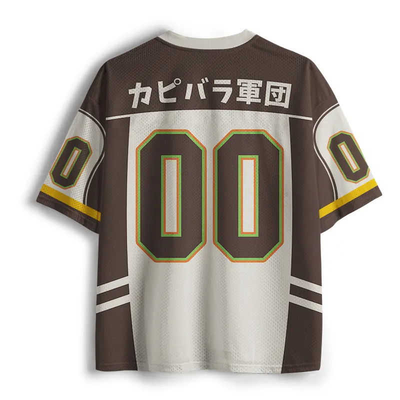 Tokyo-Tiger Colorful Capybaras Mesh Jersey