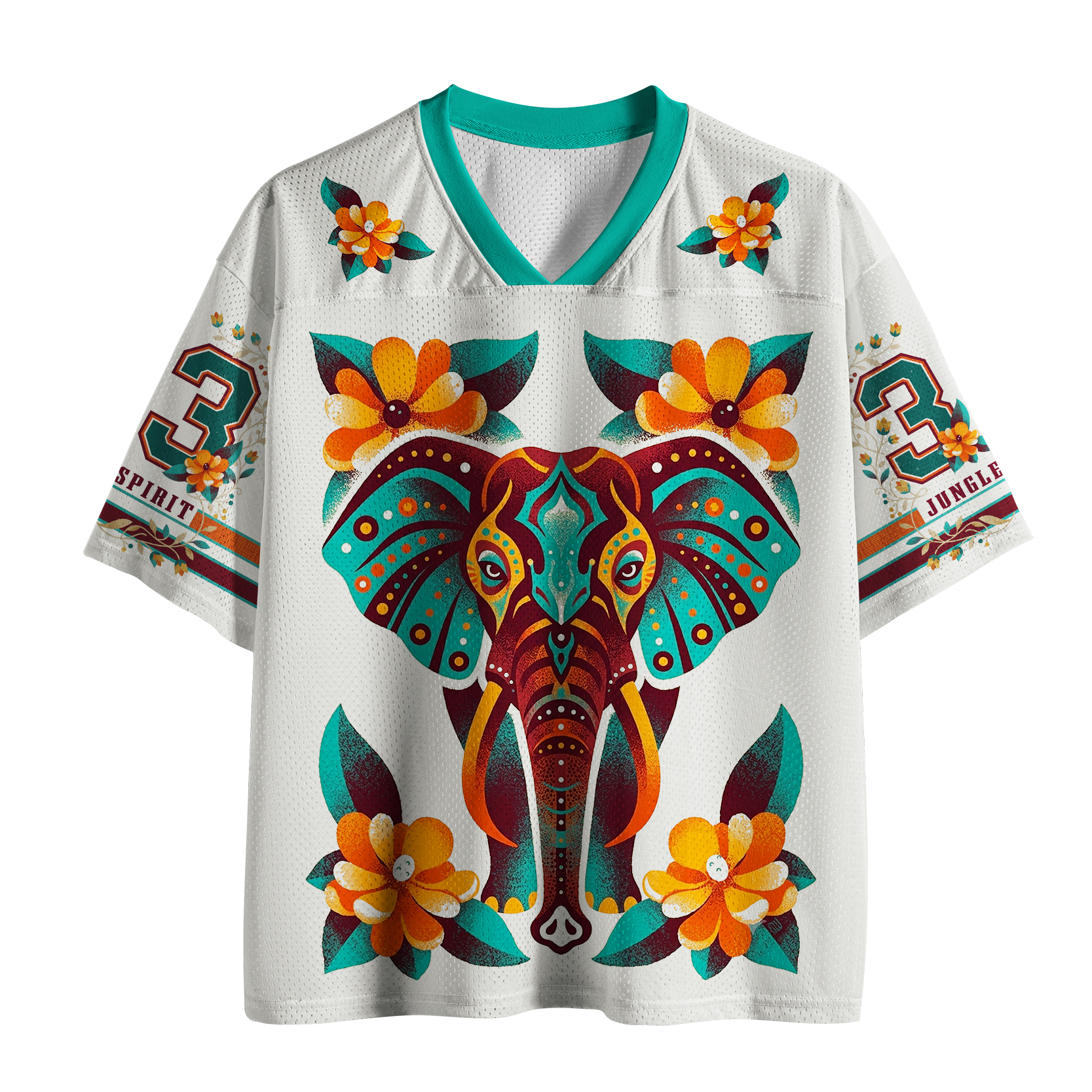 Tokyo-Tiger Leader Elephant Of The Jungle Mesh Jersey Sale