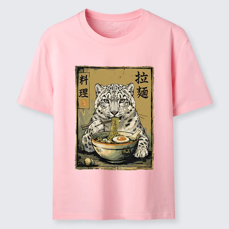 Tokyo-Tiger Ramen Snow Leopard Meme Classic T-Shirt