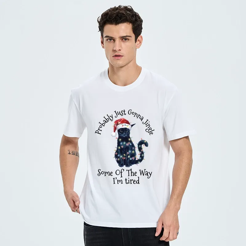 Tokyo-Tiger Tired Christmas Cat Meme Classic T-Shirt