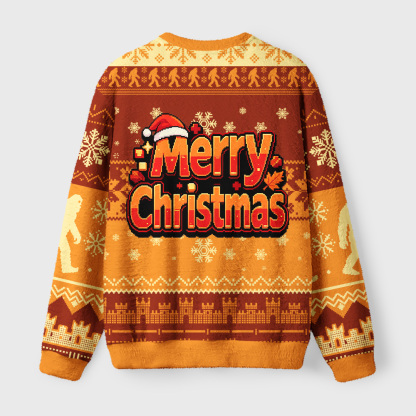 Tokyo-Tiger Mythic Game Battle Fuzzy Christmas Ugly Sweatshirt