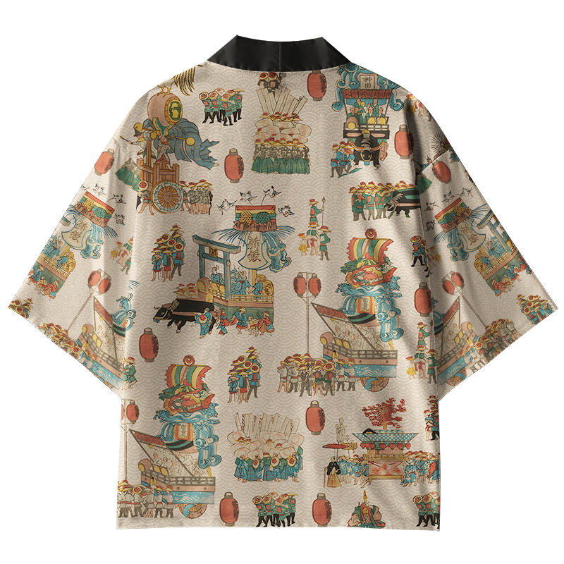 Tokyo-Tiger Traditional Celebrations Kimono Cardigan