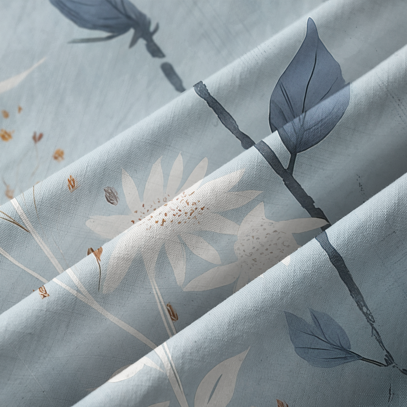 Tokyo-Tiger Serene Botanical Beauty Button-up Shirt