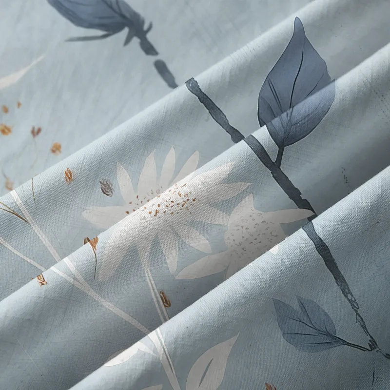 Tokyo-Tiger Serene Botanical Beauty Button-up Shirt