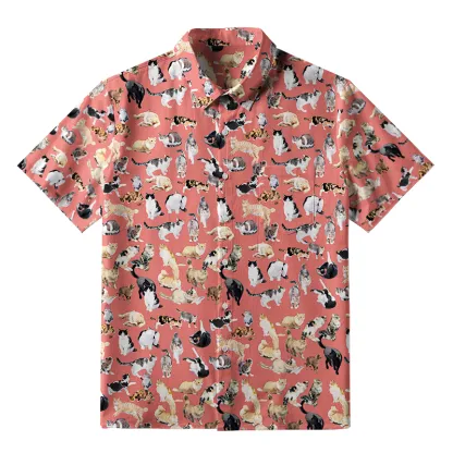 Tokyo-Tiger Cats Collection Button-up Shirt