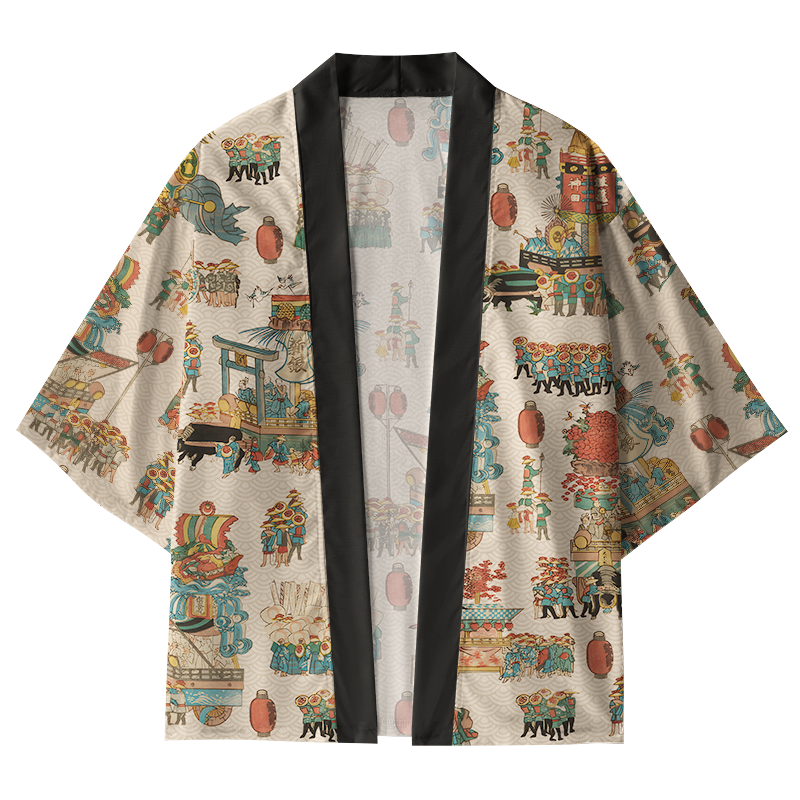 Tokyo-Tiger Traditional Celebrations Kimono Cardigan