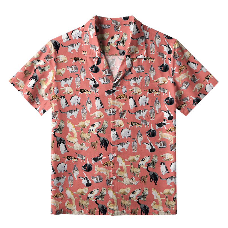 Tokyo-Tiger Cats Collection Aloha Hawaiian Shirt