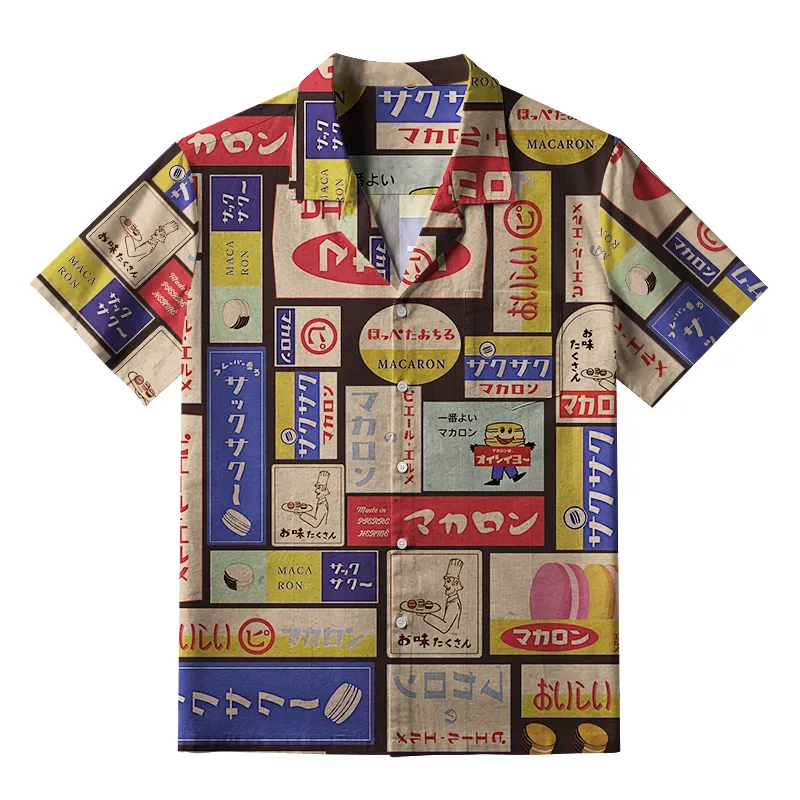 Tokyo-Tiger Gourmet Guide Aloha Hawaiian Shirt