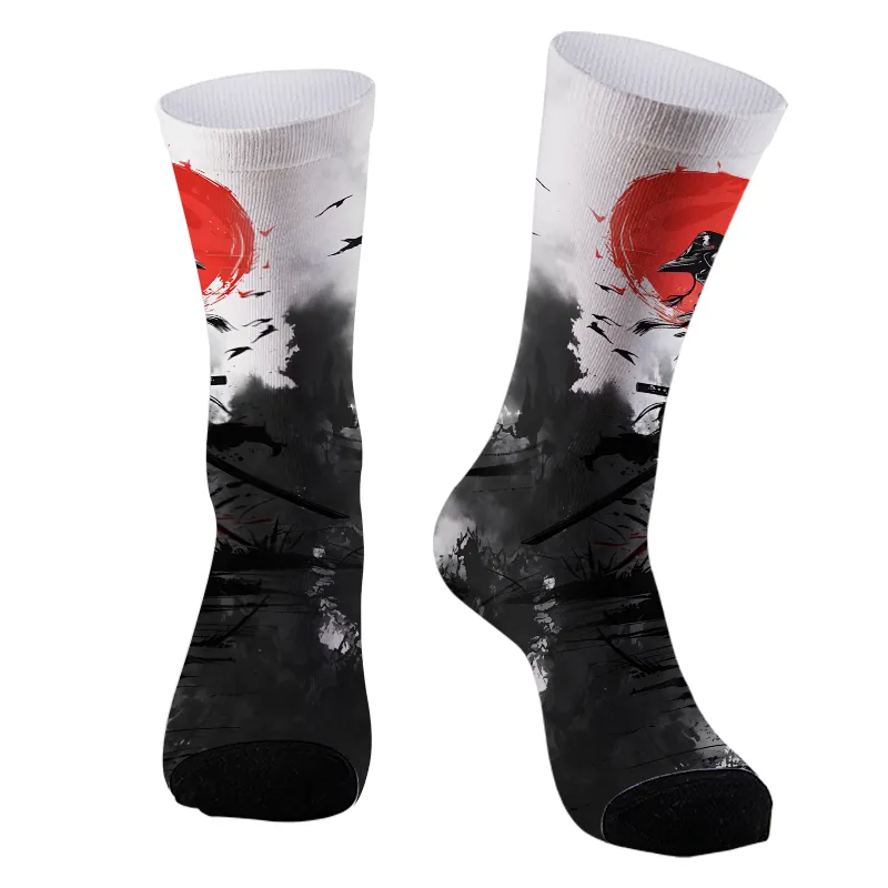 Tokyo-Tiger Samurai In The Smoke Socks