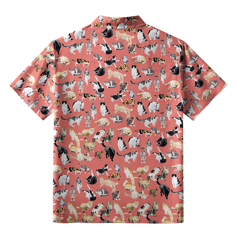 Tokyo-Tiger Cats Collection Button-up Shirt