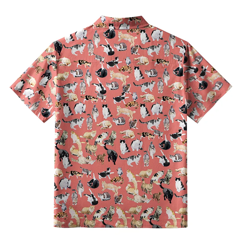 Tokyo-Tiger Cats Collection Button-up Shirt