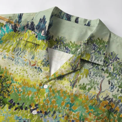 Tokyo-Tiger Black Cat In The Flower Field Aloha Hawaiian Shirt