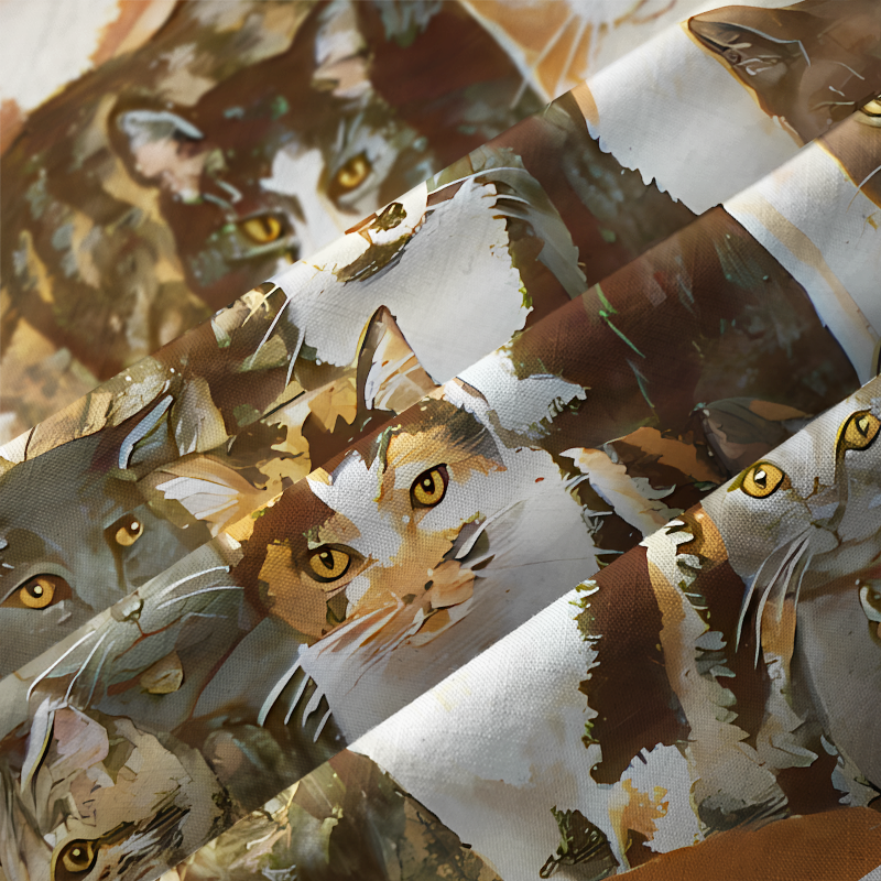 Tokyo-Tiger Oil Painting Art Cats Aloha Hawaiian Shirt