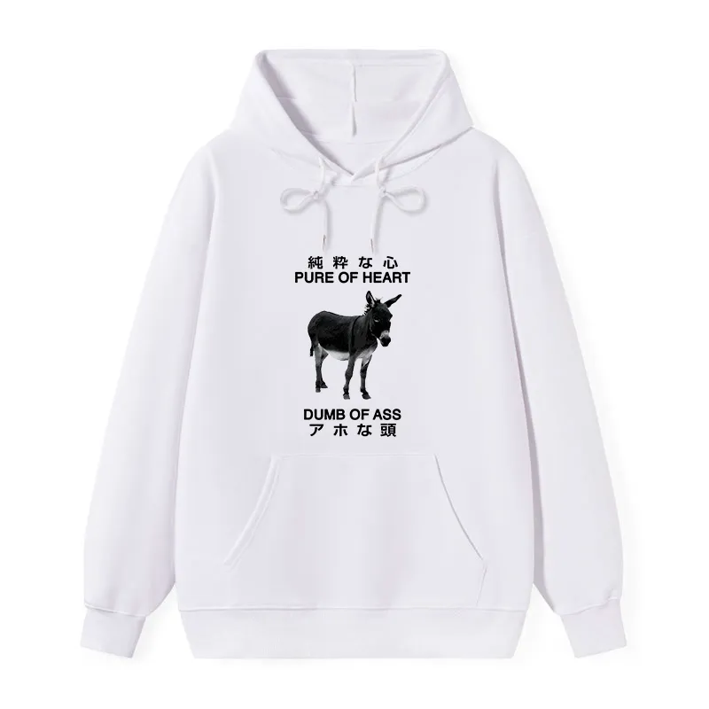 Tokyo-Tiger Pure Of Heart Dumb Of Ass Classic Hoodie