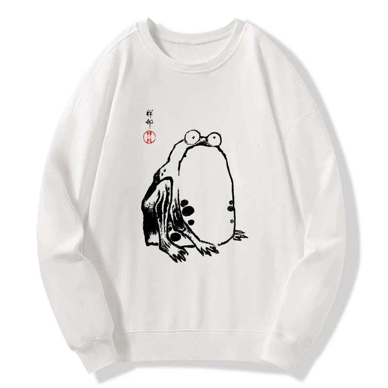 Tokyo-Tiger Grumpy Frog Matsumoto Hoji Sweatshirt Sale
