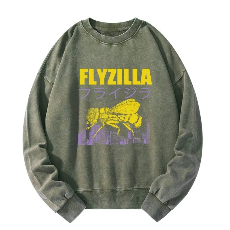 Tokyo-Tiger Giant Fly Japanese Washed Sweatshirt