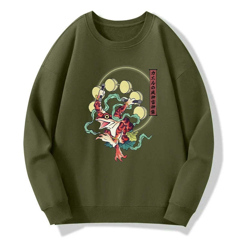 Tokyo-Tiger Frog Monster Japanese Sweatshirt