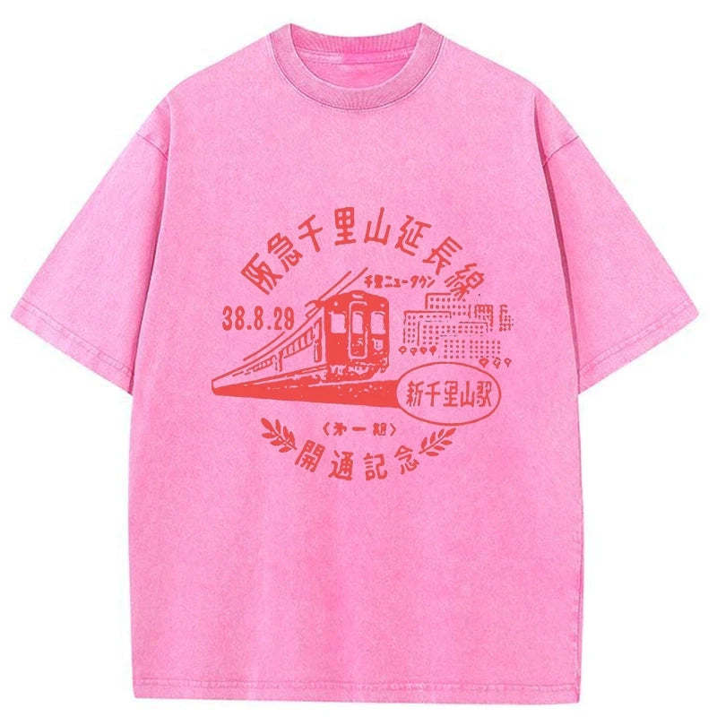 Tokyo-Tiger TOKYO 1929 Train Washed T-Shirt