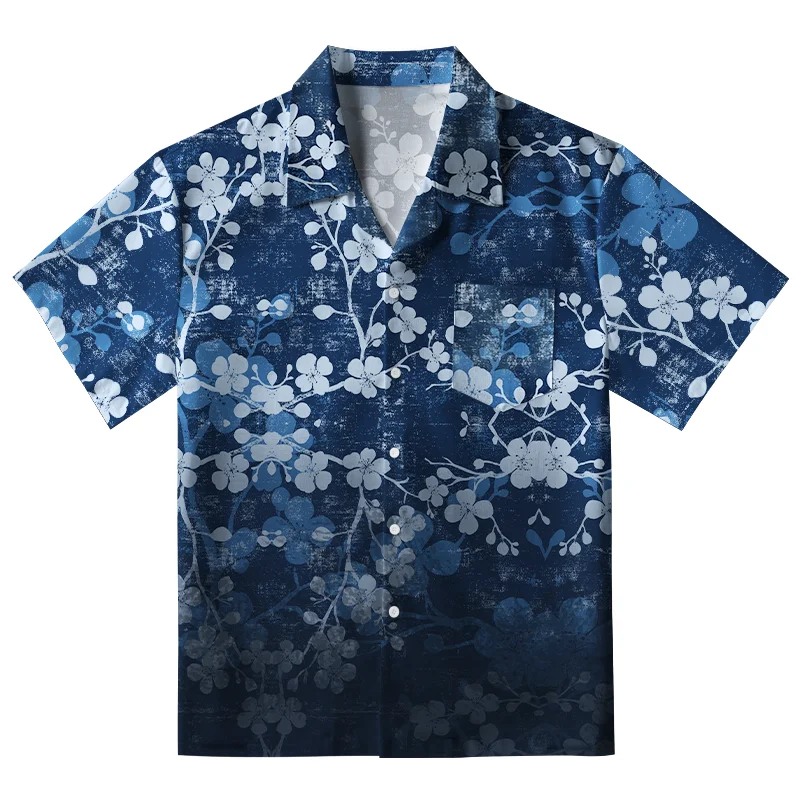 Tokyo-Tiger Midnight Blossoms Aloha Hawaiian Shirt