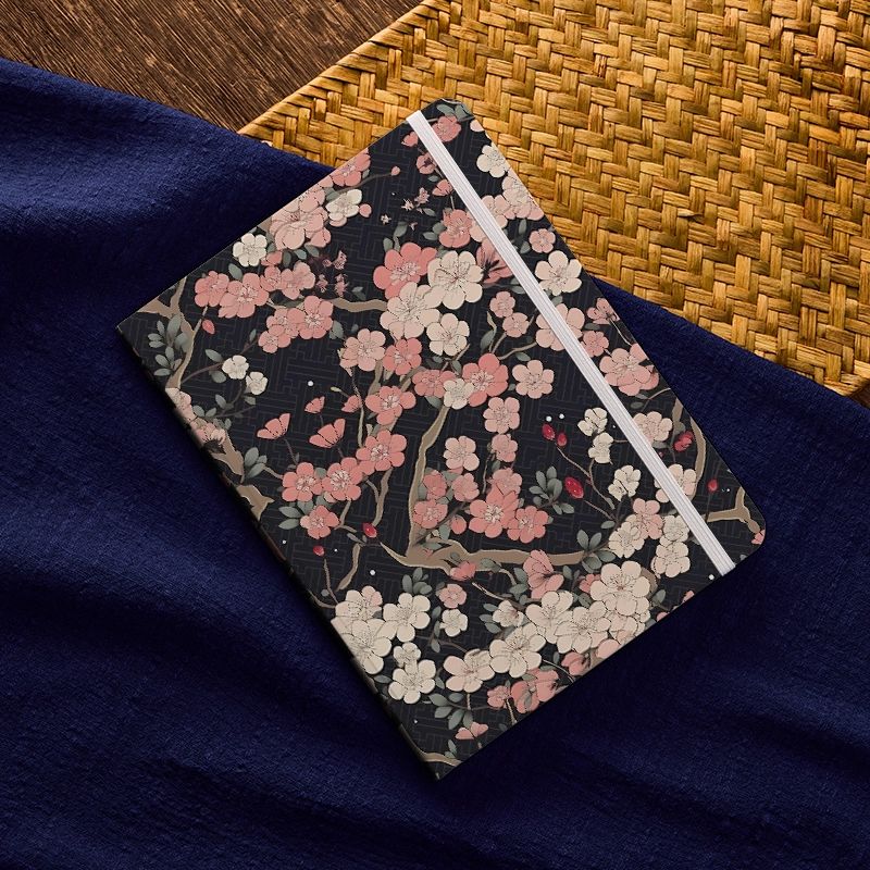 Tokyo-Tiger Blooming Sakura Notebook