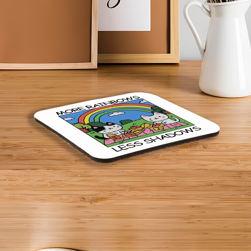 Tokyo-Tiger More Rainbows Less Shadows Coaster