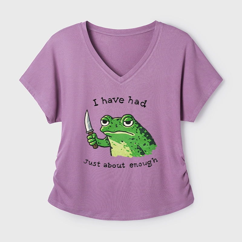 Tokyo-Tiger Impatient Frog Modal Dolman Sleeve T-Shirt