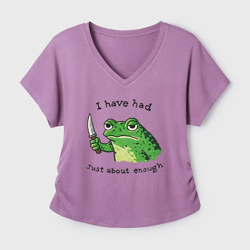 Tokyo-Tiger Impatient Frog Modal Dolman Sleeve T-Shirt