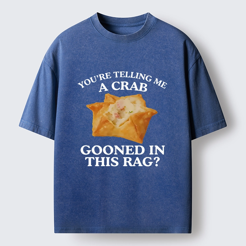 Tokyo-Tiger A Crab in a Crispy Wrap Washed T-Shirt