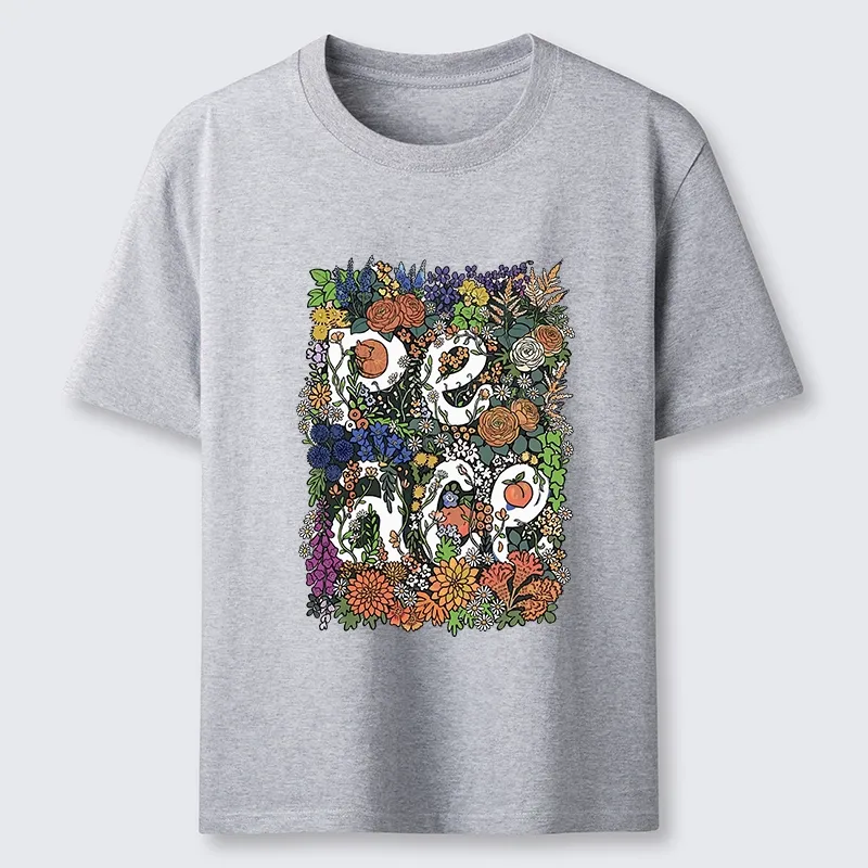 Tokyo-Tiger Peace In Flowers Classic T-Shirt