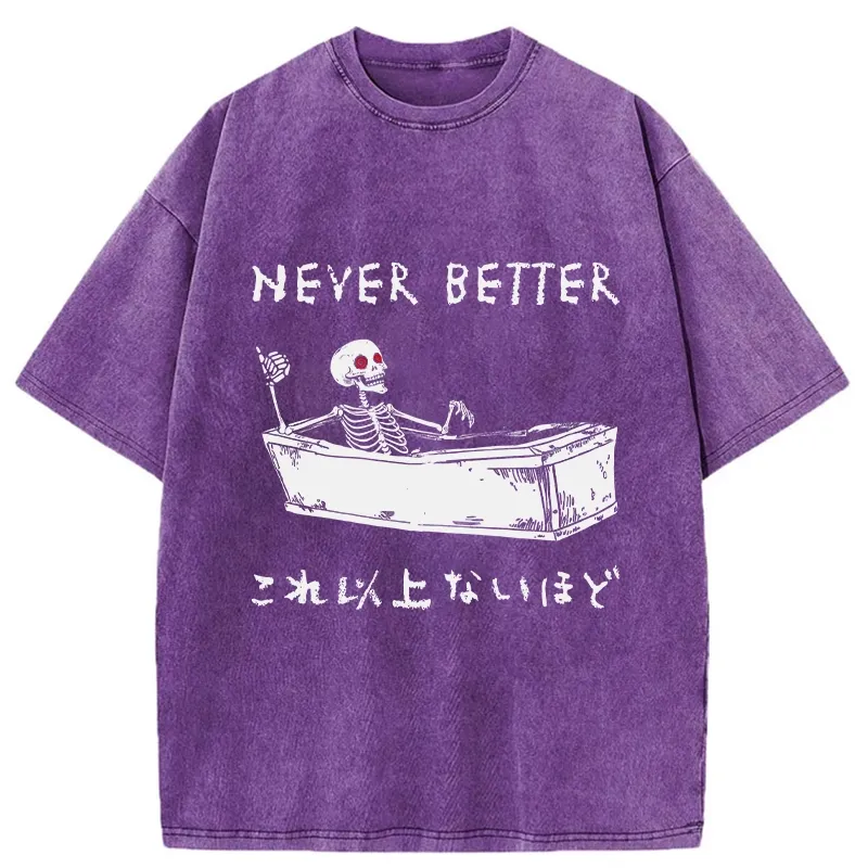 Tokyo-Tiger Never Better Washed T-Shirt