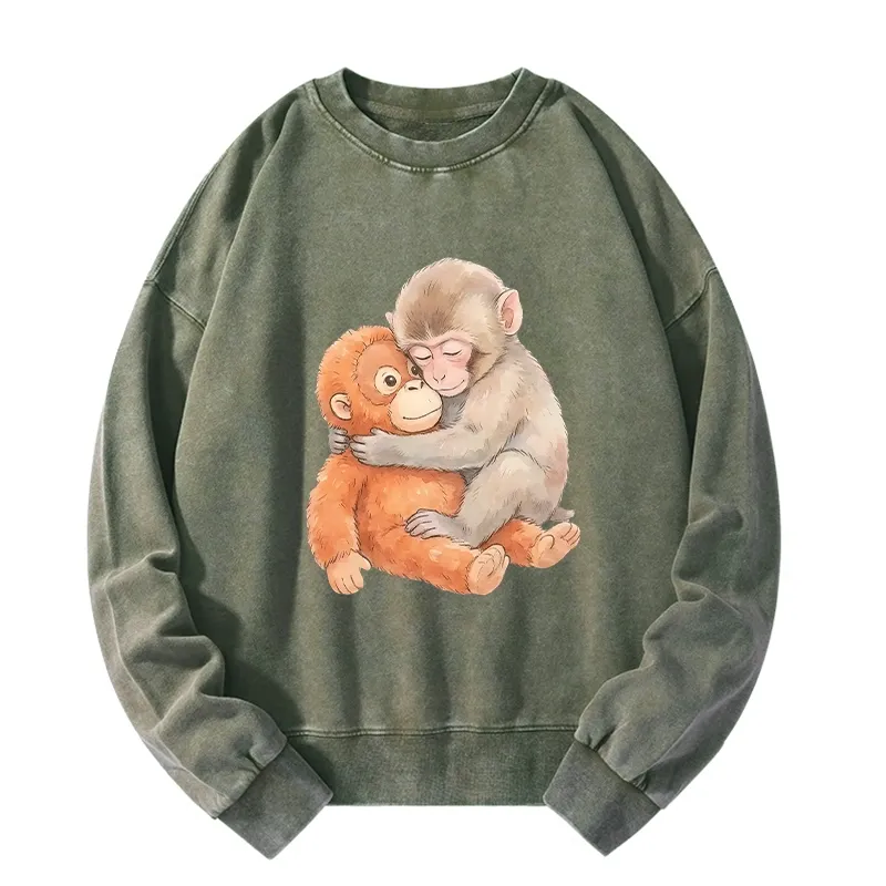 Tokyo-Tiger Poor Punch Washed Sweatshirt