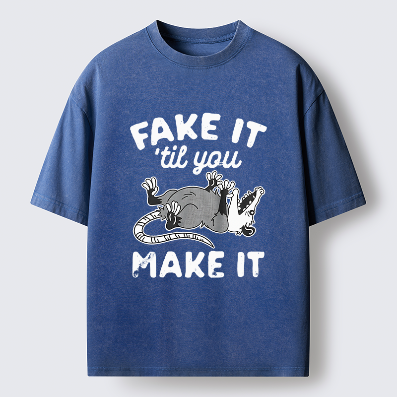 Tokyo-Tiger Pretending To Die Washed T-Shirt