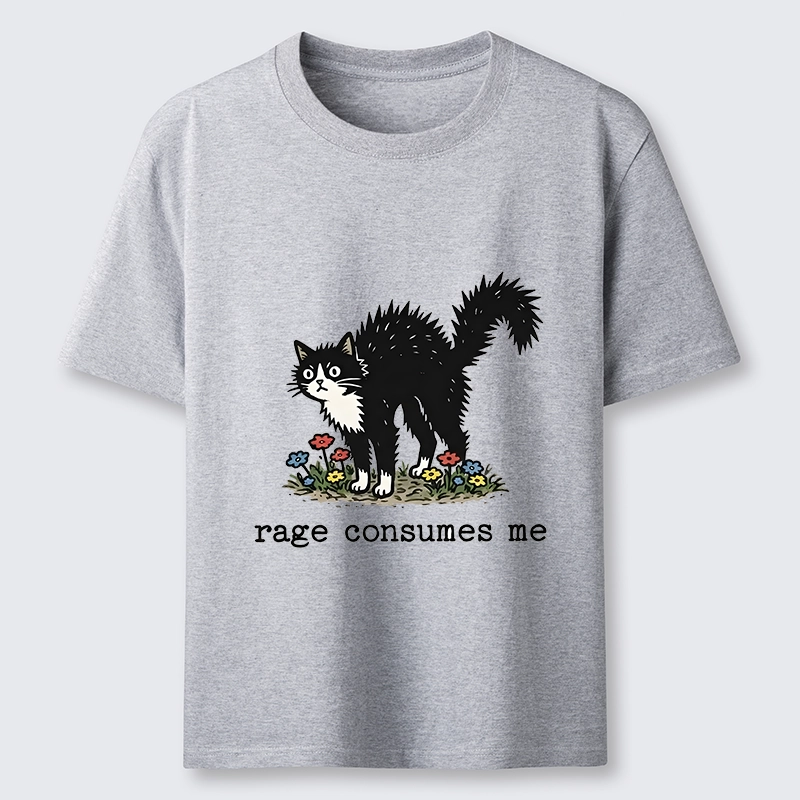 Tokyo-Tiger Angry Tuxedo Cat Classic T-Shirt