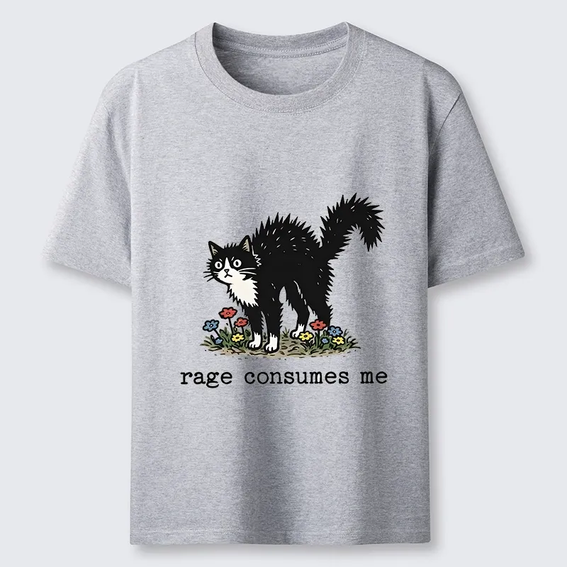 Tokyo-Tiger Angry Tuxedo Cat Classic T-Shirt