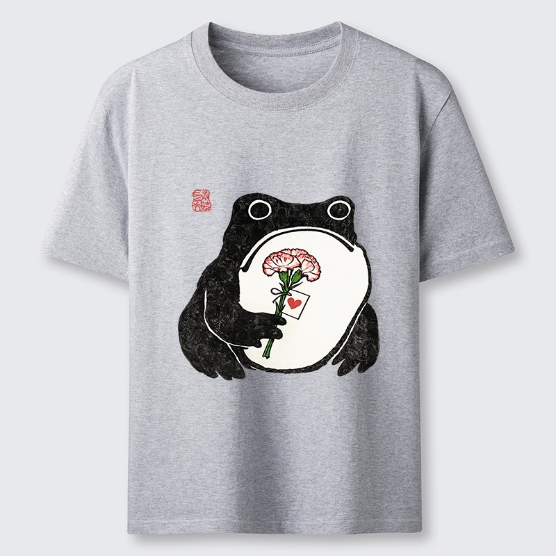 Tokyo-Tiger The Frog Holding A Carnation Classic T-Shirt