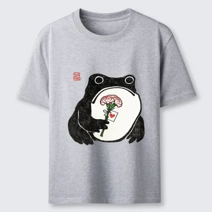 Tokyo-Tiger The Frog Holding A Carnation Classic T-Shirt