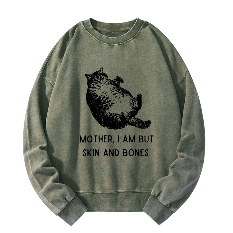 Tokyo-Tiger Overweight Cat And Its Doting Owner Washed Sweatshirt